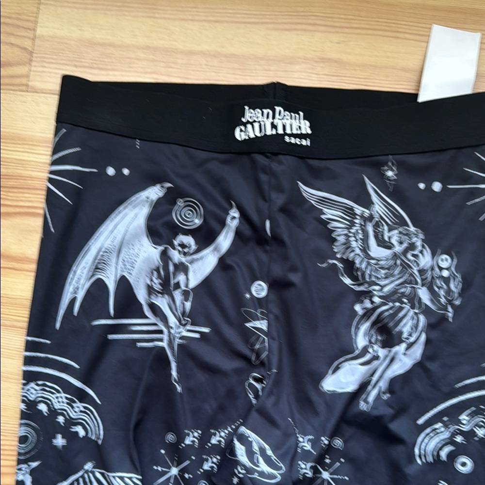 Sacai Black Celestial Print Leggings size 3 (M) new without tag - Picture 2 of 8